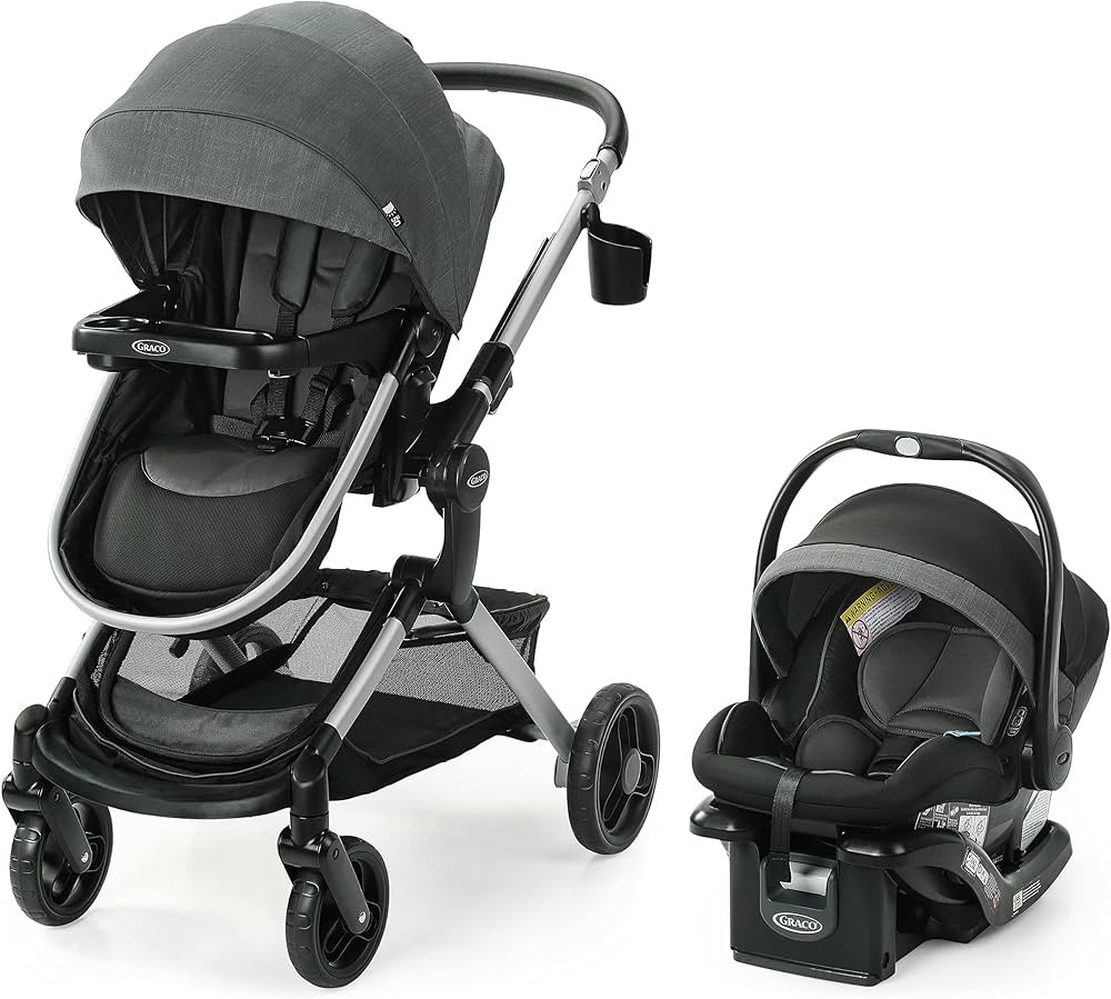 Graco Modes Nest Travel System, Includes Baby Stroller with Height Adjustable Reversible Seat, Pr... | Amazon (US)