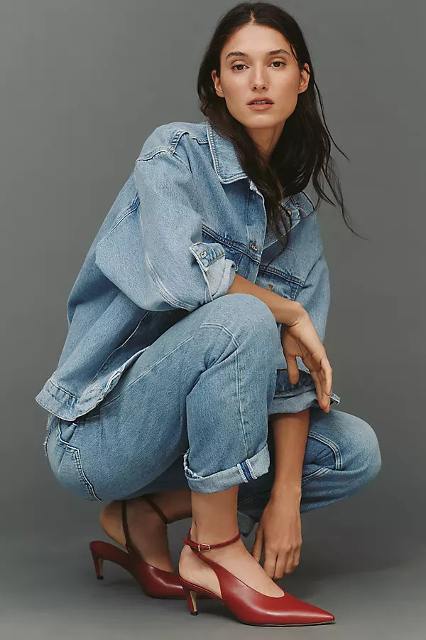 Ankle-Wrap Kitten Heels | Anthropologie (US)