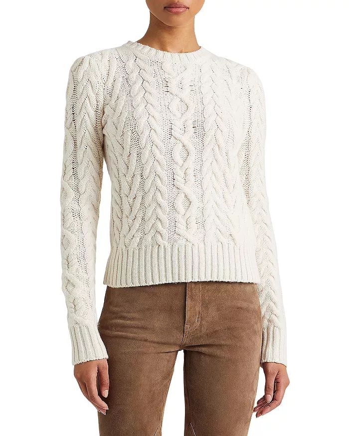 Wool & Cashmere Cable Knit Sweater | Bloomingdale's (US)