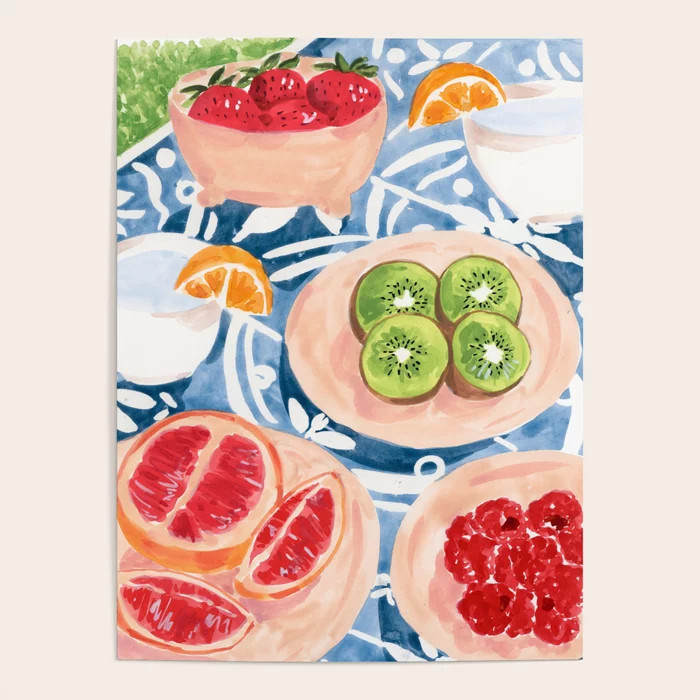 Summer Picnic Poster | Society6