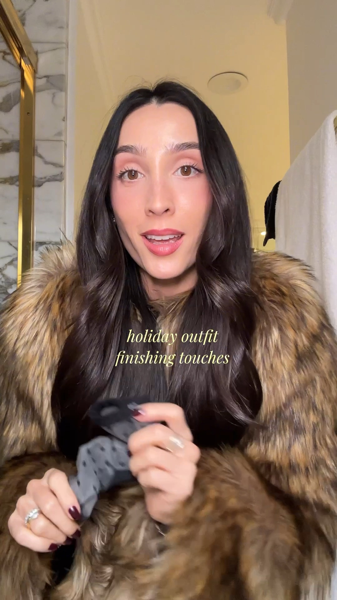 Finishing touches ✨ linking similar for this sold out jacket!

#LTKFindsUnder100 #LTKHoliday #LTKootd