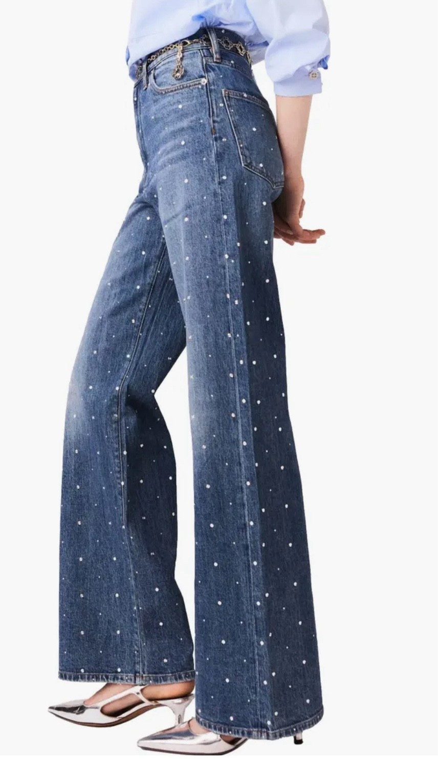 Wide-leg denim jeans with studs
maje
Current Price $249.00
(40% off)40% off.
Previous Price $415.00

#LTKSaleAlert