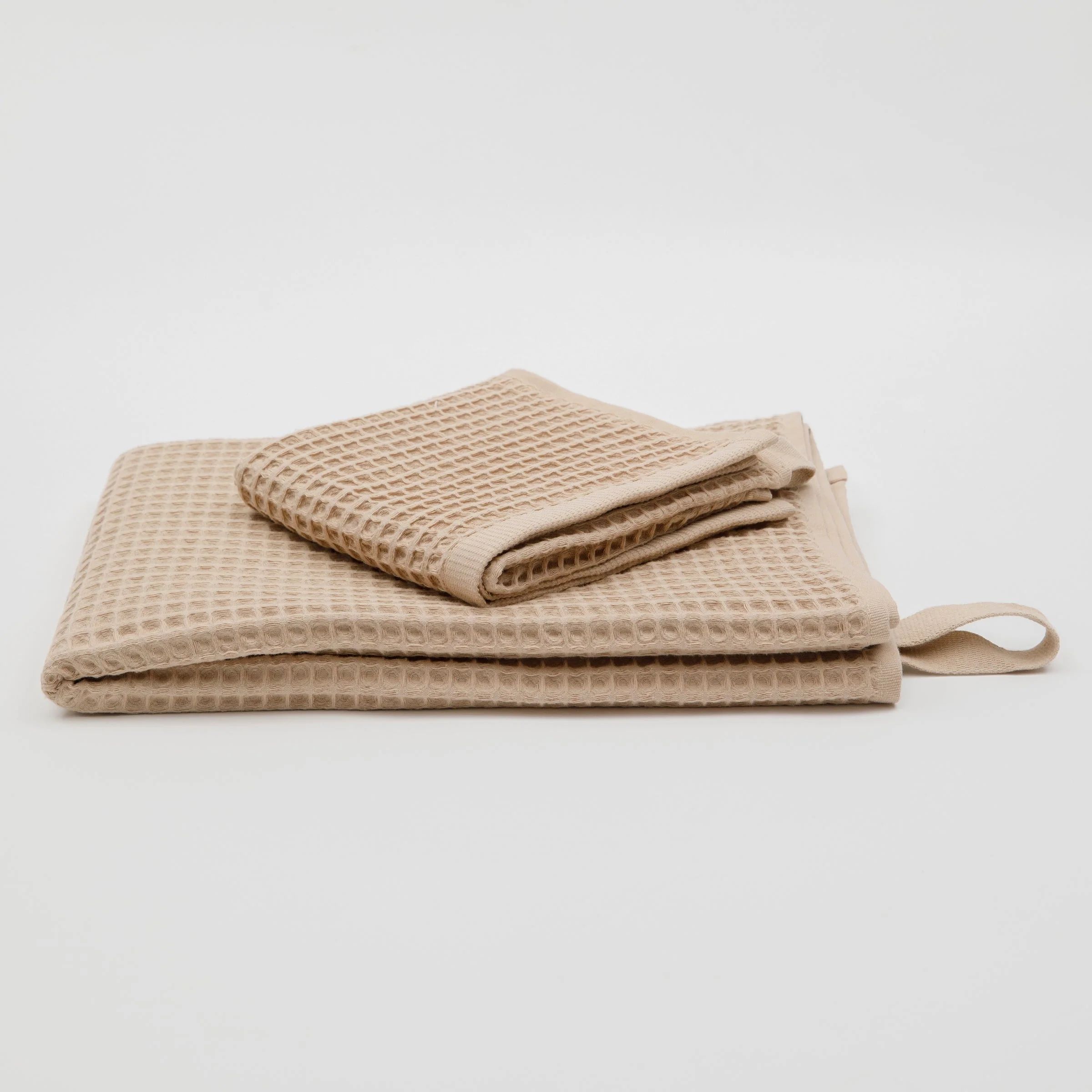 OLIVIA WAFFLE WEAVE TOWELS | The Loomia