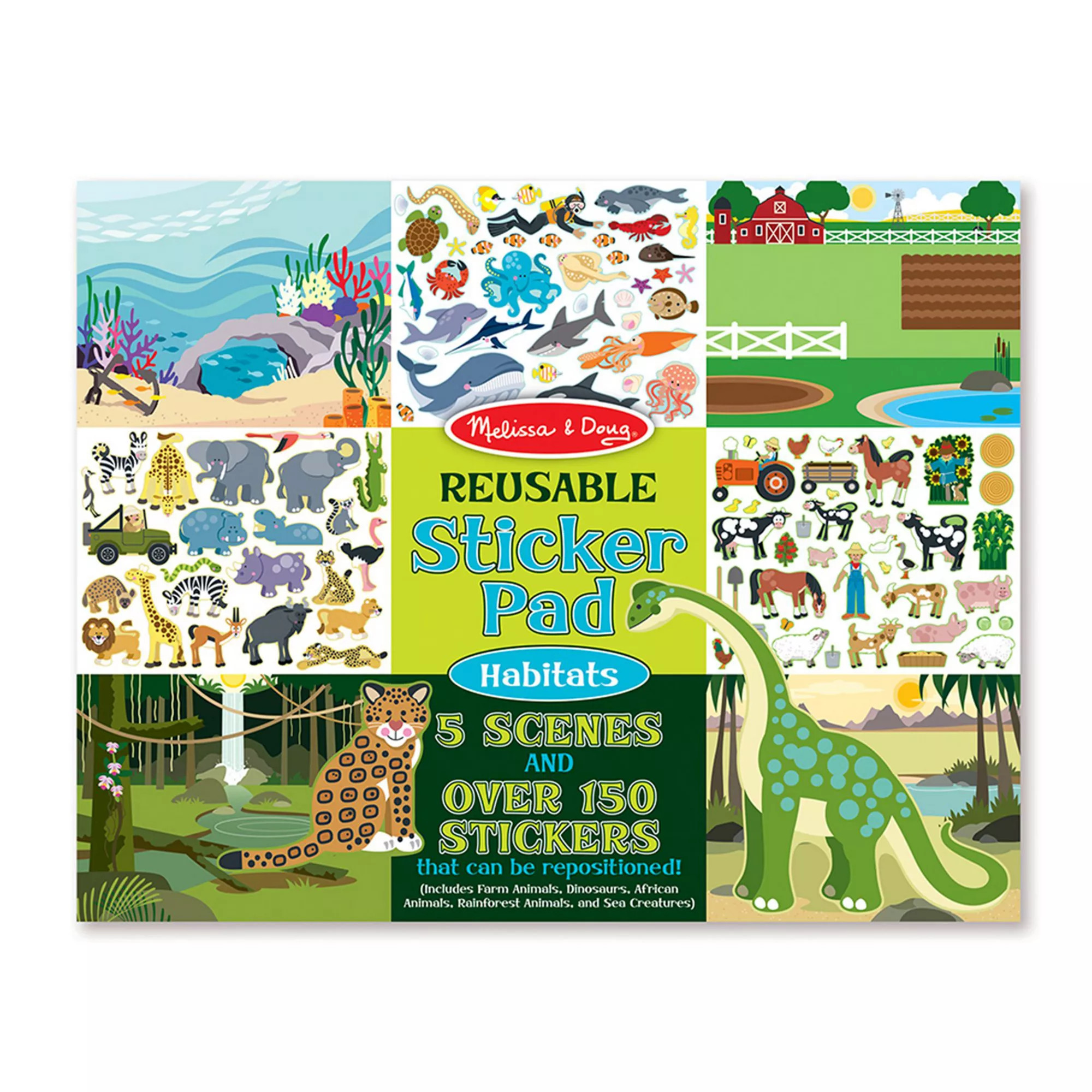 Melissa & Doug Reusable Sticker Pad: Dress-Up - 165+ Reusable Stickers | Kohl's