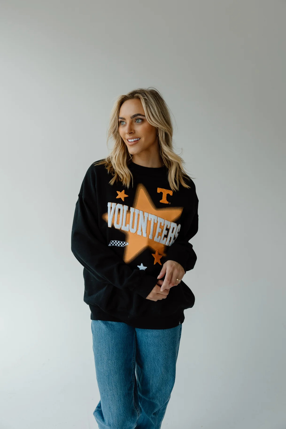 Tennessee Aura Multimedia OS Fleece Crew | Gameday Social