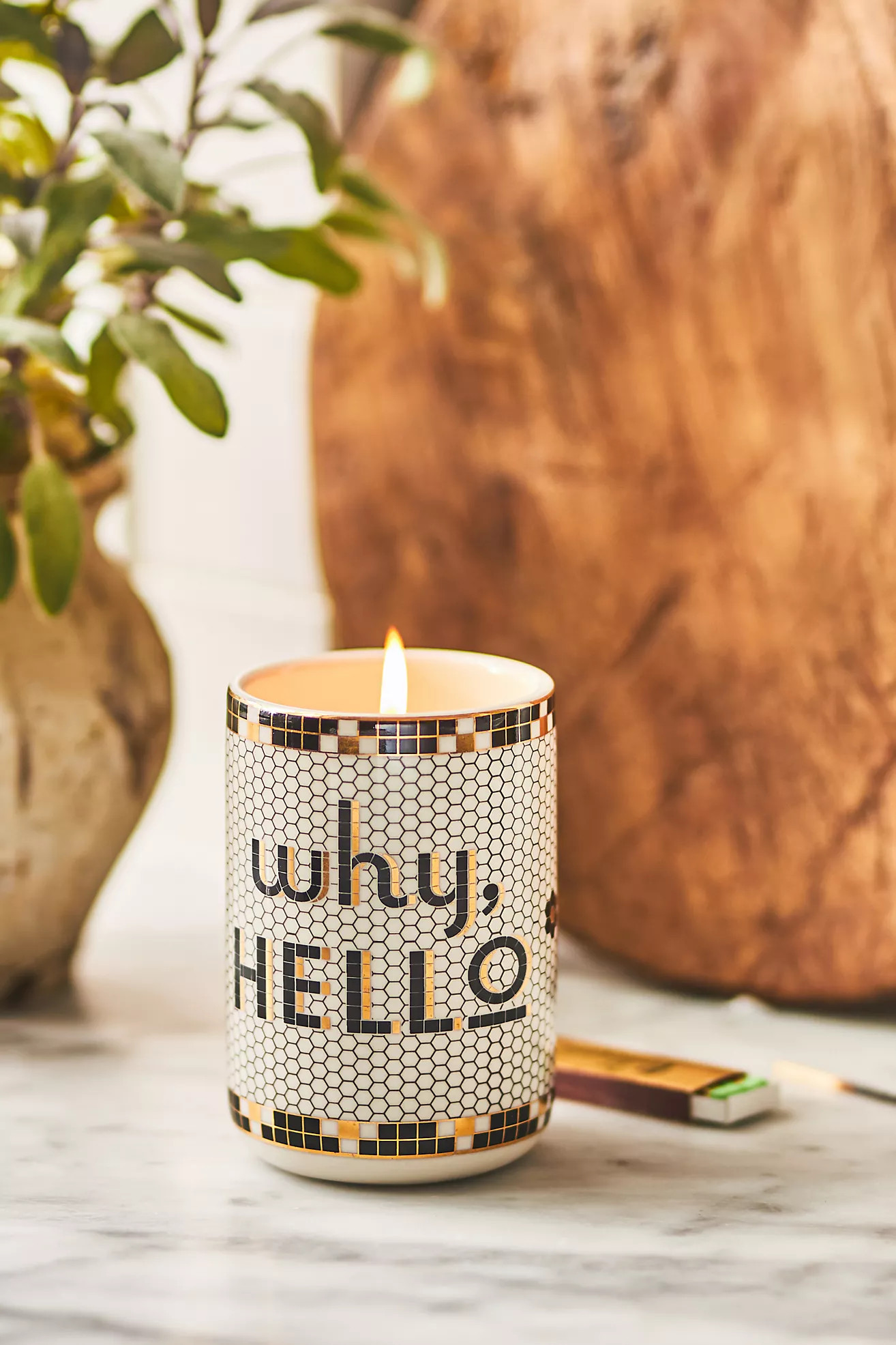 Bistro Tile Gourmand Tarte Au Beurre Ceramic Candle | Anthropologie (US)
