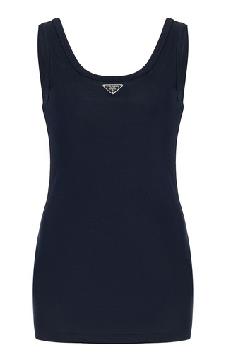 Logo-Detailed Cotton Tank Top | Moda Operandi (Global)