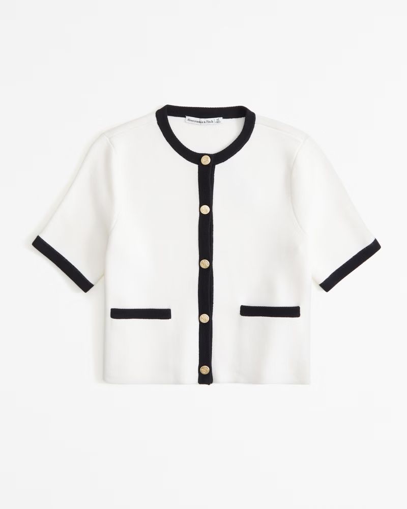 LuxeLoft Button-Up Crew Tee | Abercrombie & Fitch (US)