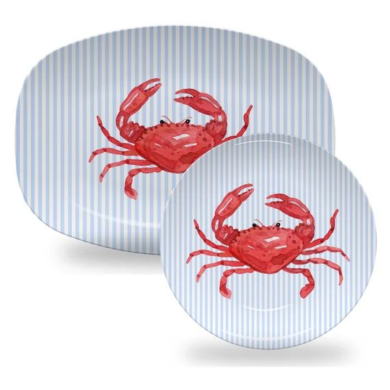 Luxury Crabbing ThermoSāf® Plate and Platter  Oven Safe | Etsy | Etsy (US)