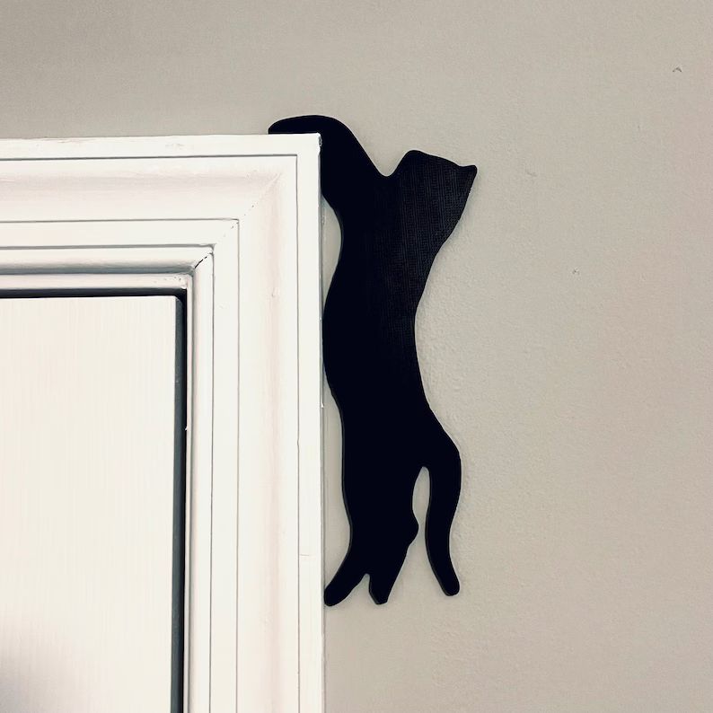 Hanging Cat Door Topper Wall Decor Cat Door Frame Cat Corner - Etsy | Etsy (US)