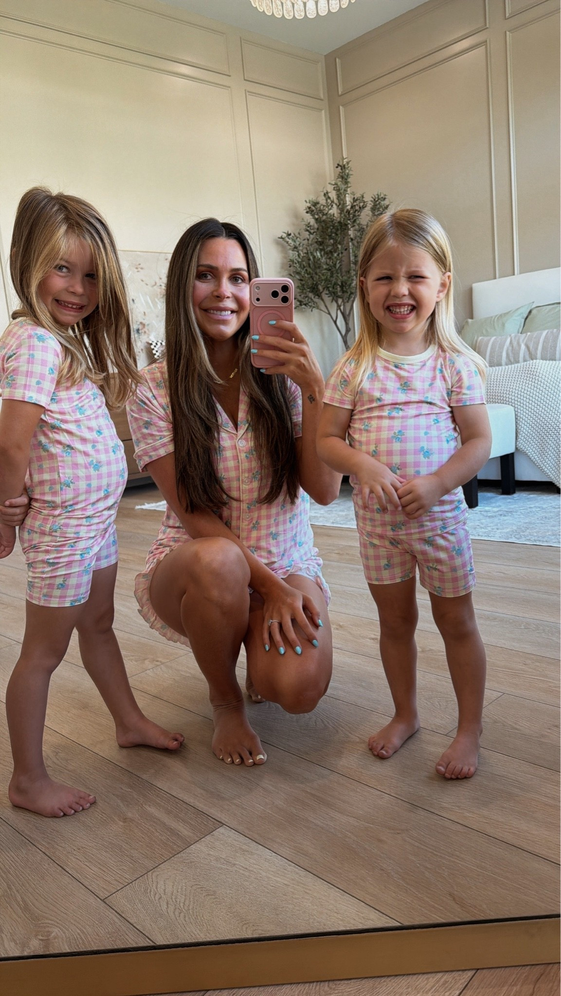 Matching mommy + me pajamas! 🩵🌸💛

#LTKmomlife #LTKKids #LTKBaby