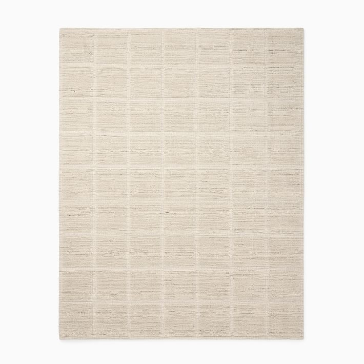 Lumini Grid Easy Care Rug | West Elm CA