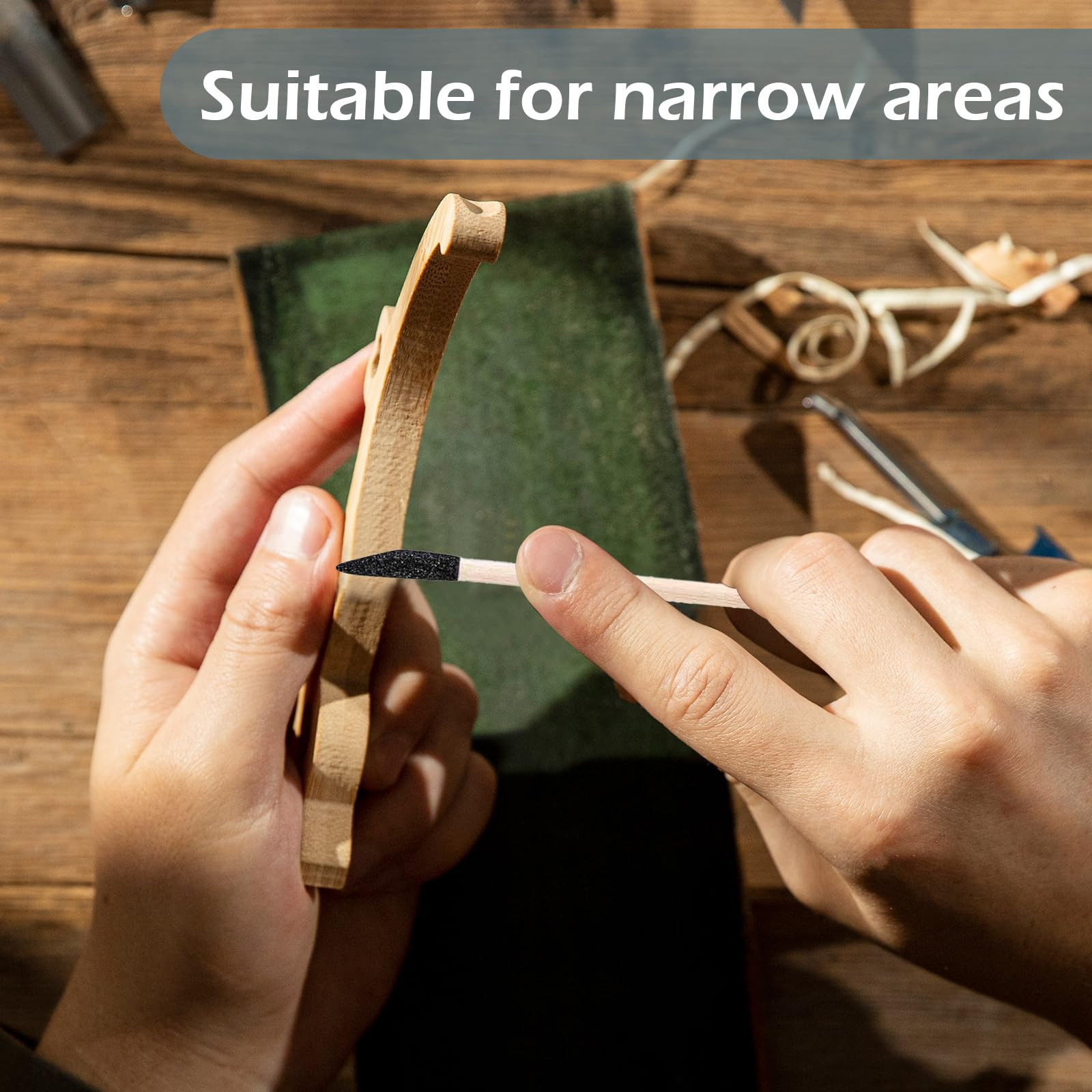 Sanding Sticks 50 Pcs, Double-Ended Sanding Tools for Wood & Plastic Models, 120/280 Grit, 5.4 x ... | Amazon (US)