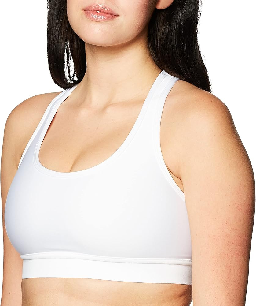 Hanes Women’s Wireless Racerback Sports Bra, Moisture-wicking Compression Support Bra | Amazon (US)