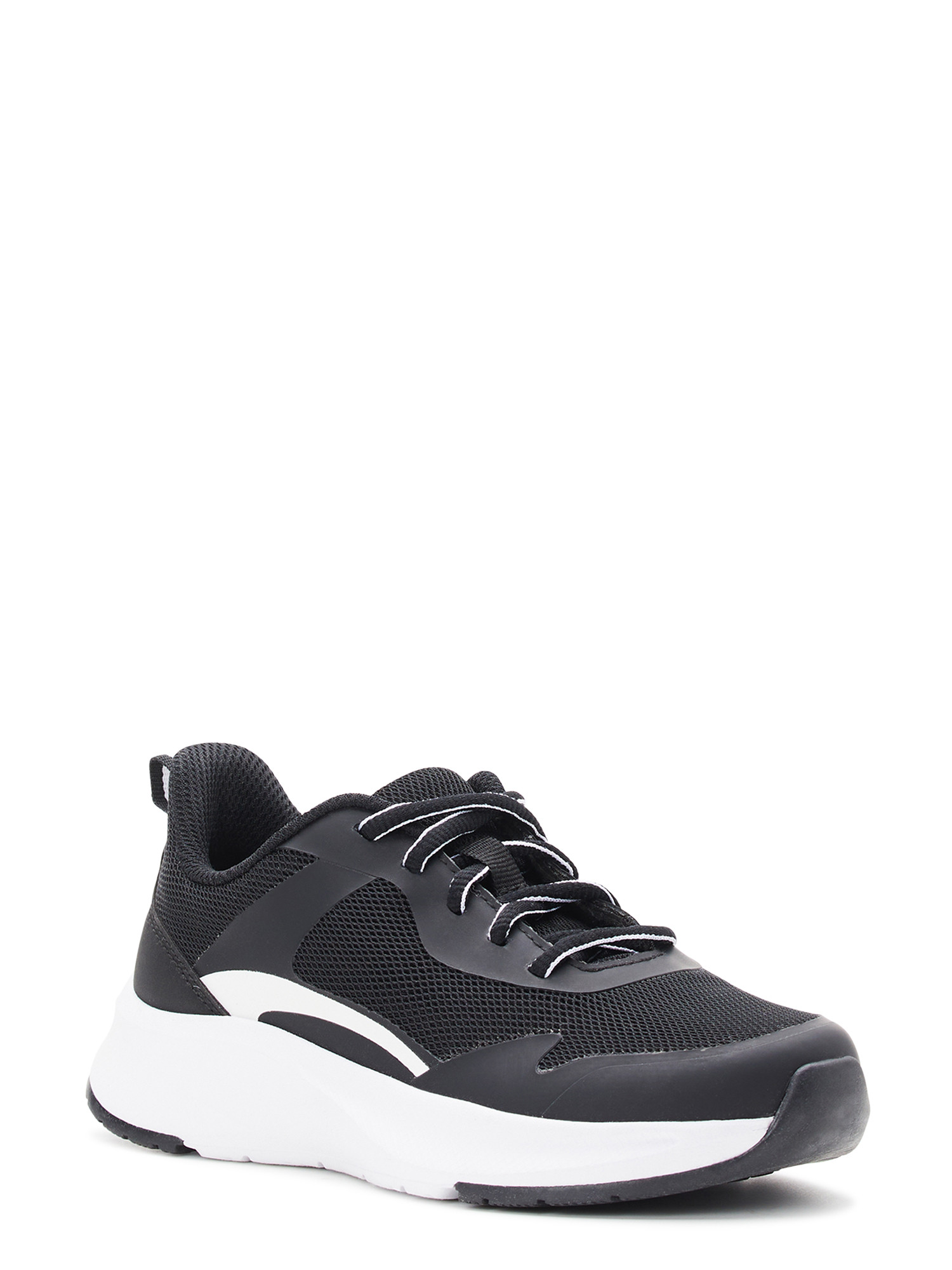 Athletic Works Little Girl & Big Girl Mesh Jogger Lace Up Sneakers | Walmart (US)