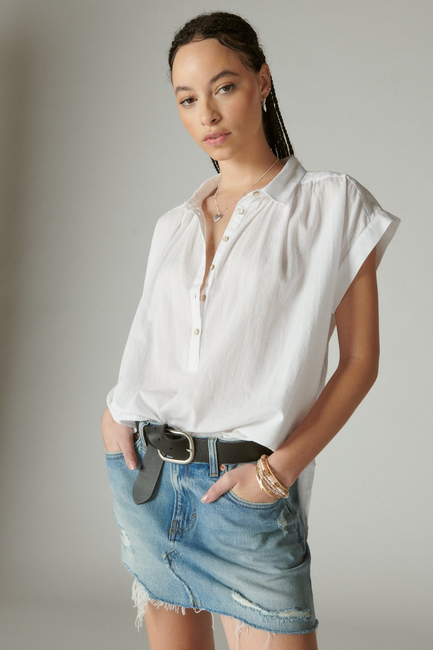 DOLMAN POPOVER SHIRT | Lucky Brand