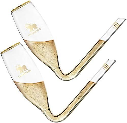 CHAMBONG Champagne Glass - Unique Gifts for Bachelorette Party Favors, Engagement Gifts & White Elep | Amazon (US)