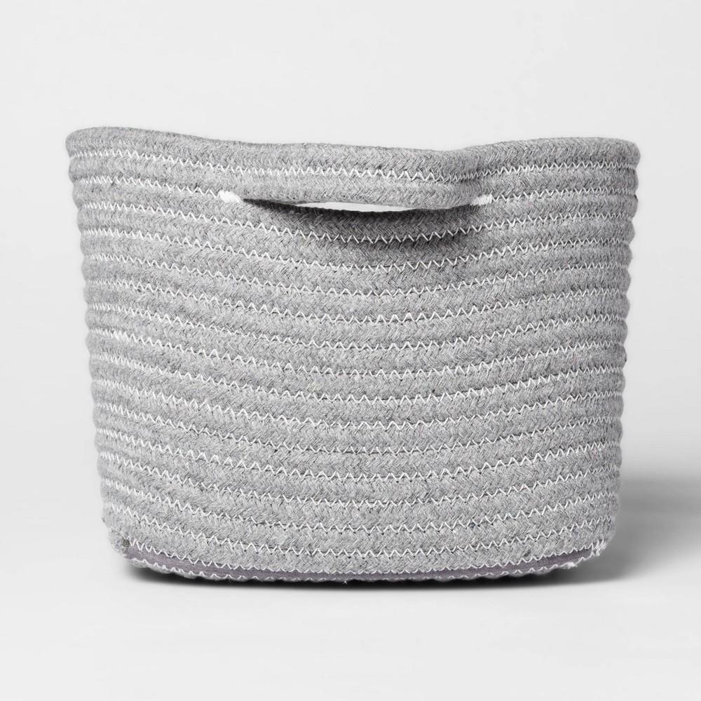 Bath Basket Small Crate Gray - Threshold | Target