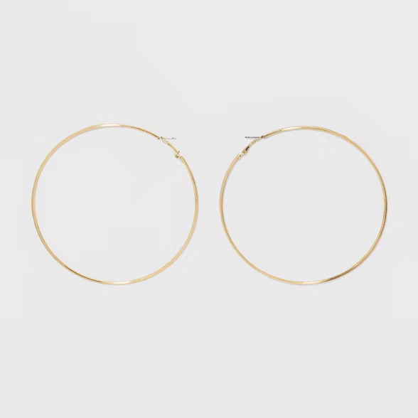 Large Hoop Earrings - Wild Fable™ | Target