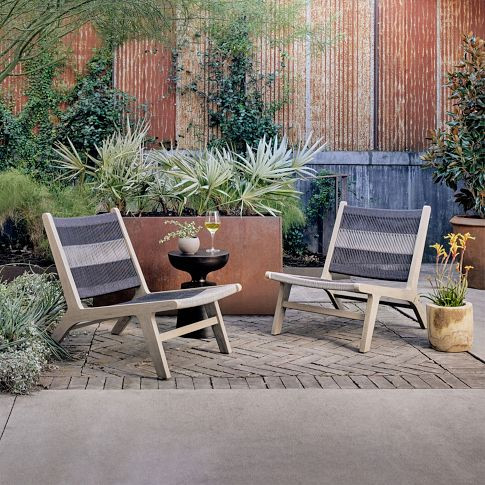 Julian Outdoor Rope Lounge Chair | West Elm (US)