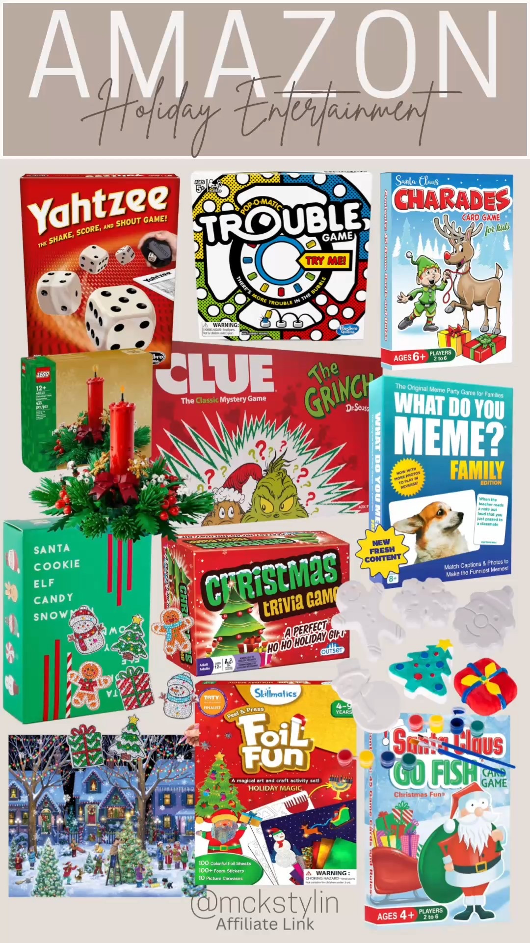 Family fun for the holiday season  

#LTKKids #LTKGiftGuide #LTKHoliday