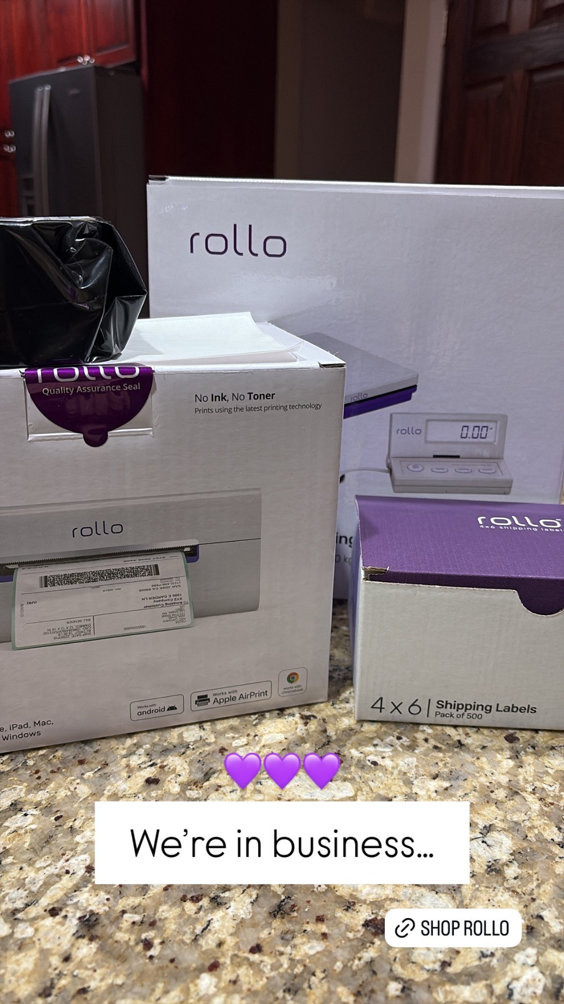 We’re in business…💜💜💜 Compatible with all major shipping platforms!!

#LTKHome