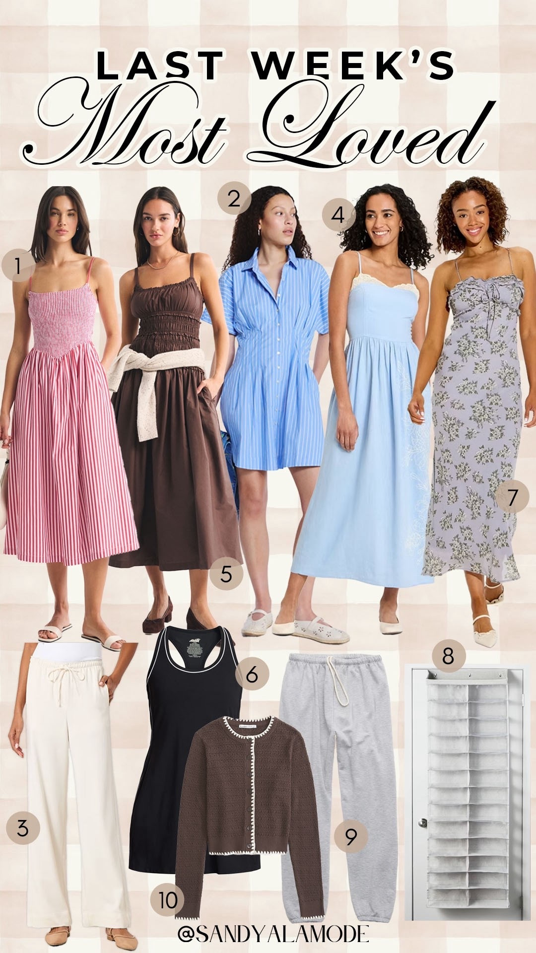 Last week’s best sellers. Weekly best sellers. Target spring dress. Walmart spring dress. Abercrombie spring dress. Walmart active spring dress. Aritzia inspired pull on pants  

#LTKSeasonal #LTKootd #LTKgrwm