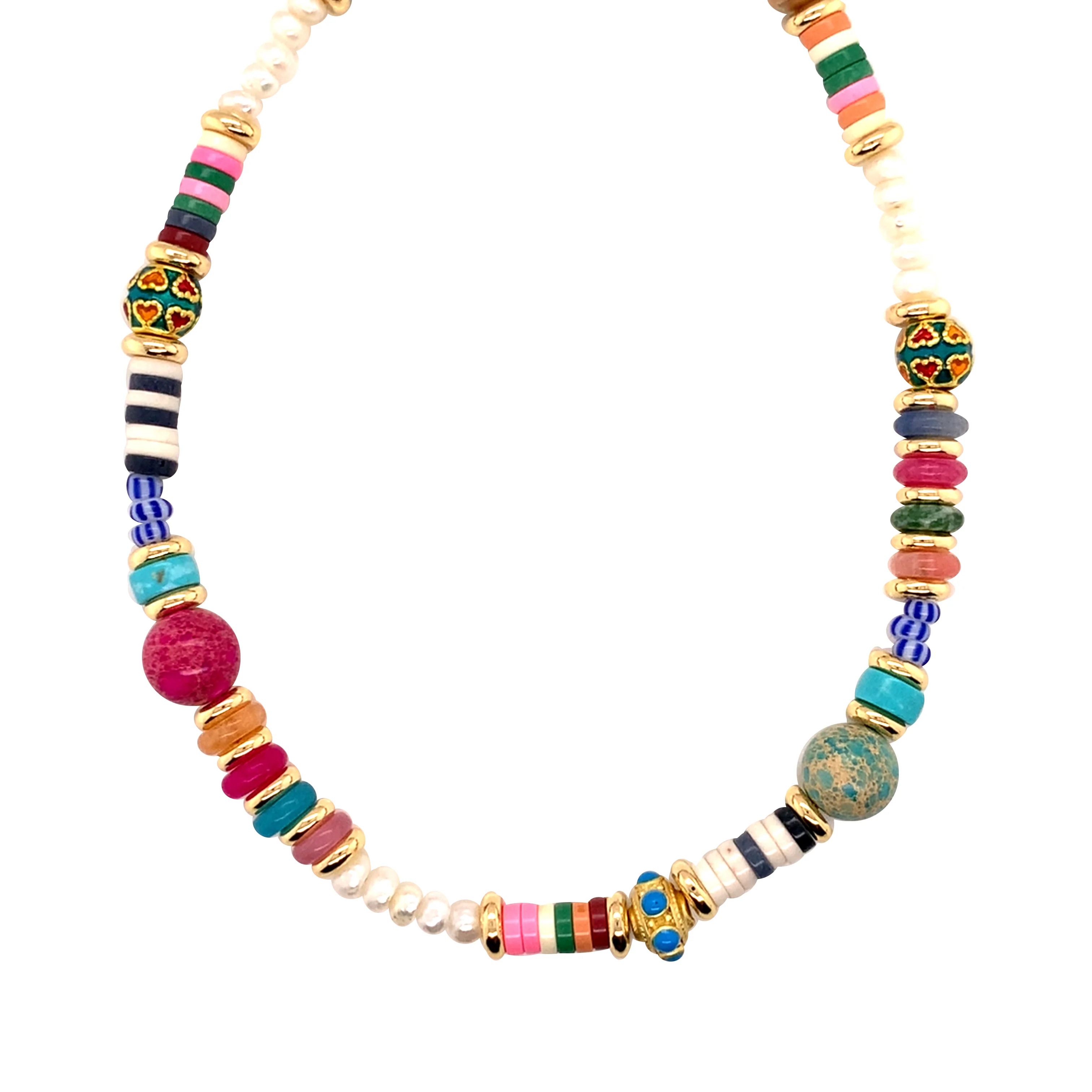 Gina Gemstone Necklace | MaLi Beads