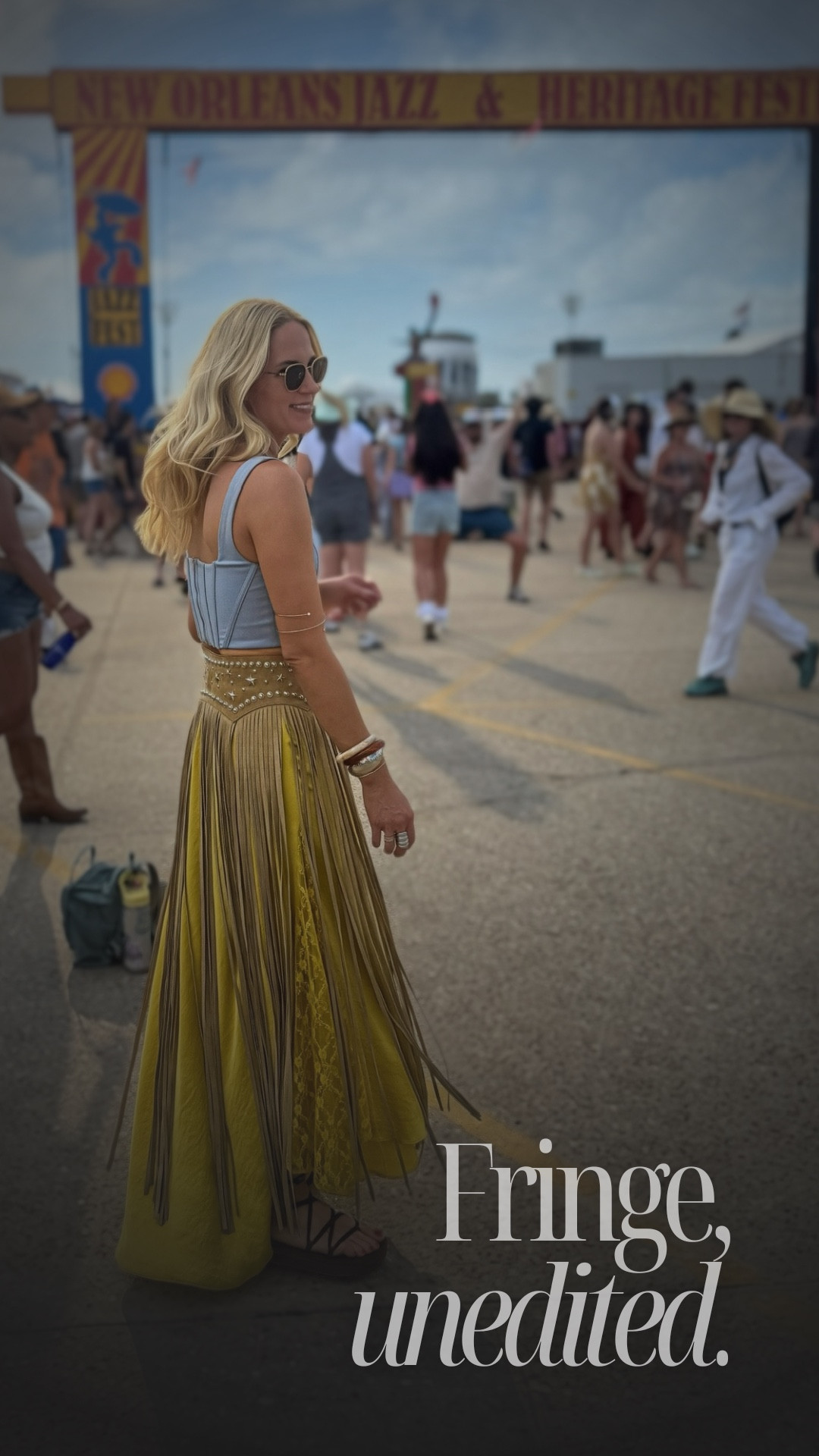 Fringe-forward festival look? Understated Leather Paris chapskirt layered over a Free People slip skirt with an Amazon corset top.
•
#LTKFestival #LTKOutfits #LTKSummer #fringeskirt #leatherstyle #springoutfit #festivaloutfit #westerntrend #concertoutfit #datenight #boho#LTKFestival 

#LTKTravel #LTKootd #LTKU