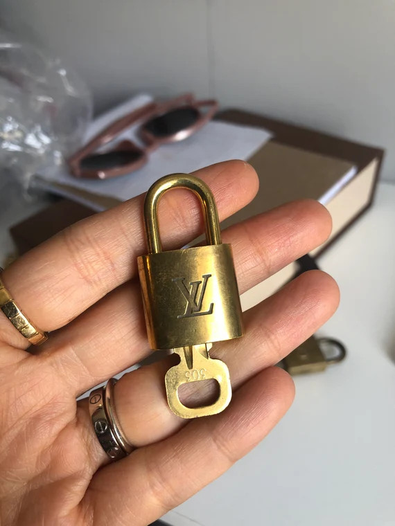 Authentic Louis Vuitton Lock and Key Set - Etsy | Etsy (US)