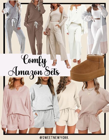 Amazon finds! Comfy and affordable loungewear sets

#LTKfindsunder50 #LTKSeasonal #LTKhome