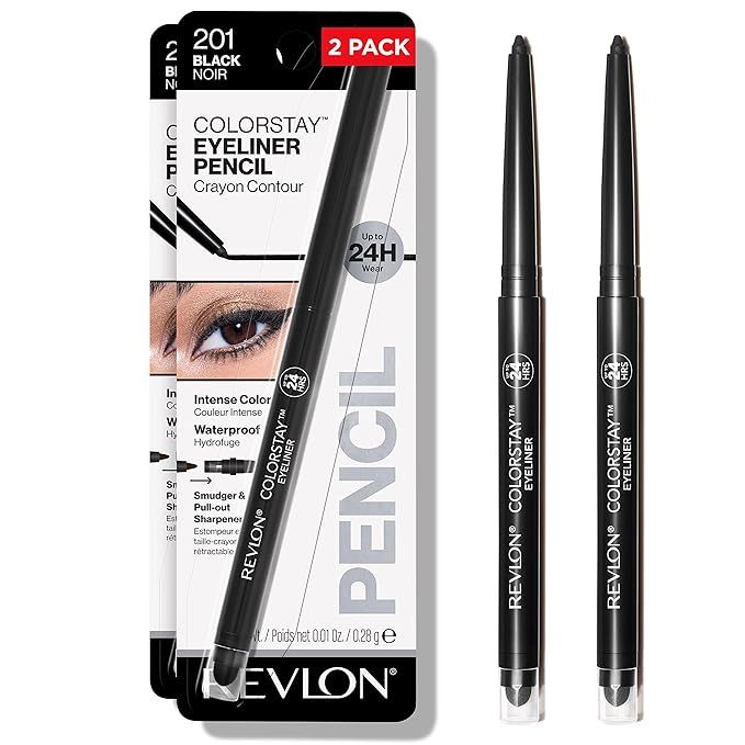 Revlon Pencil Eyeliner, ColorStay Eye Makeup with Built-in Sharpener, Waterproof, Smudge-proof, L... | Amazon (US)