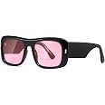 kimorn Sunglasses for Women Men Trendy Retro Fashion Sun Glasses 90’s Vintage Y2K Oversize Squa... | Amazon (US)