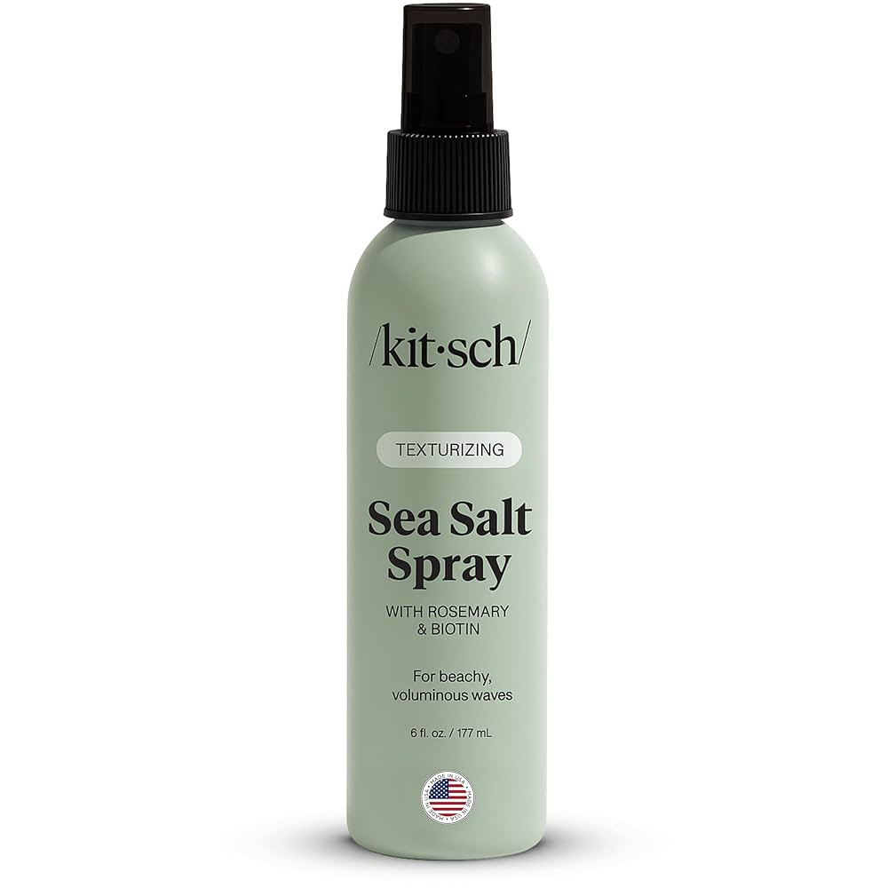Kitsch Sea Salt Spray for Men and Women | Hair Spray with Rosemary, Biotin, Magnesium – Hair Te... | Amazon (US)