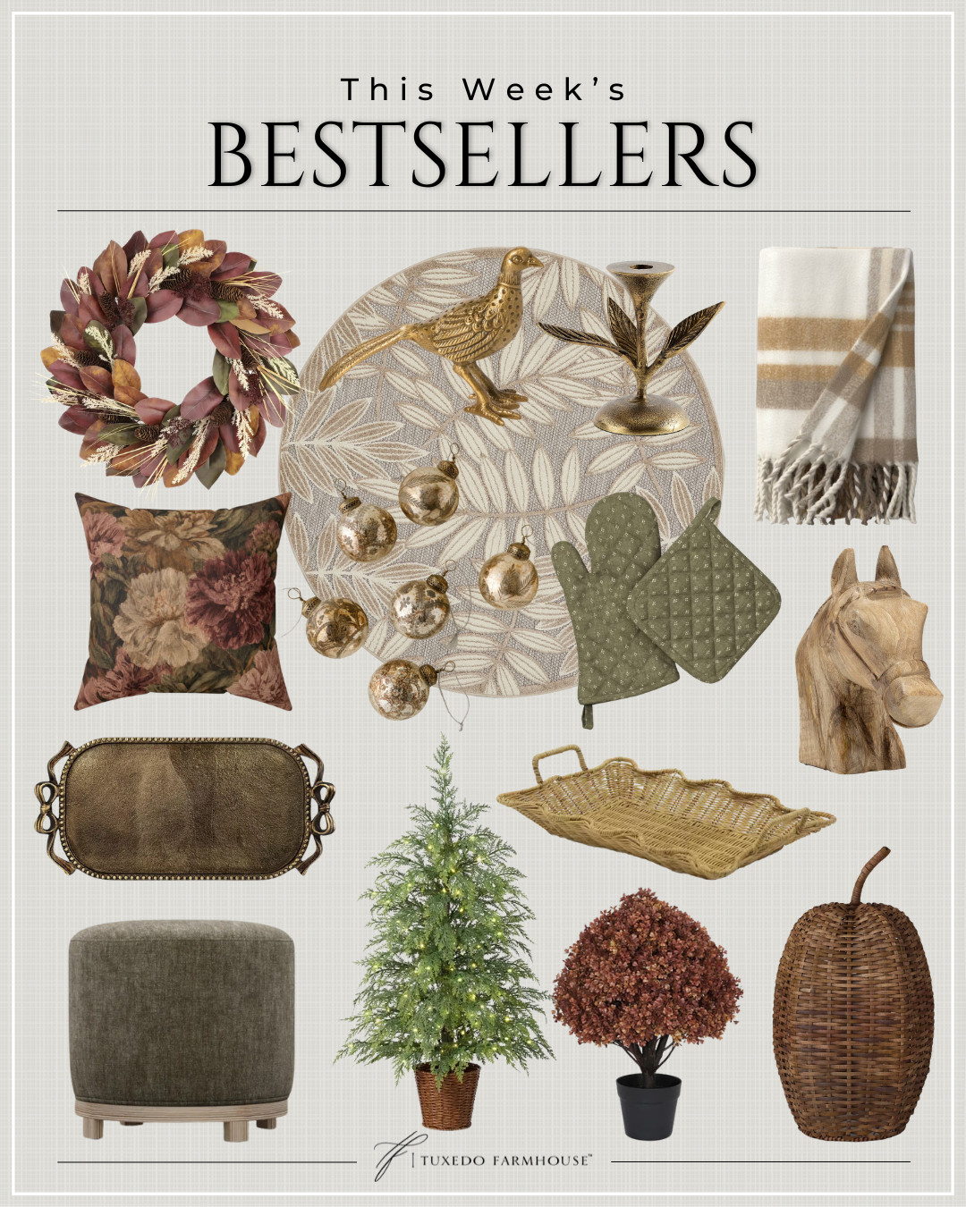 This week’s BESTSELLERS 🤎 A beautiful mix of cozy textures, warm autumn tones and timeless accents you all loved most! From the floral pillow and woven pieces to those pretty little holiday finds, these are favorites you’ll reach for season after season.

#LTKHome #LTKStyleTip #LTKSeasonal #HomeDecor #FallDecor #HolidayDecor #CozyHome #Bestsellers 

 #LTKSeasonal #LTKHome #LTKSaleAlert