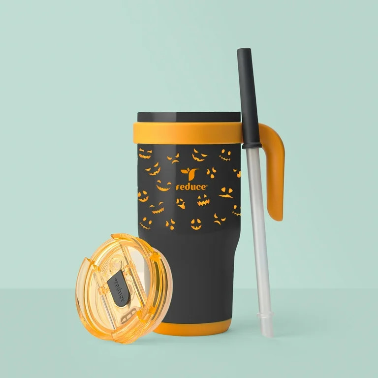 Reduce Coldee Kids 18 oz Tumbler with Spill-Proof Straw & Handle. Insulated Stainless Steel, Jack... | Walmart (US)