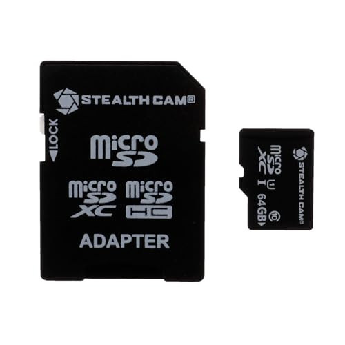STEALTH CAM SD Card - High-Speed Data Transferring Storage Game Trail Hunting Scouting Photo Video Recording Cameras, SDHC SDXC 64GB MicroSD Memory Card | Amazon (US)