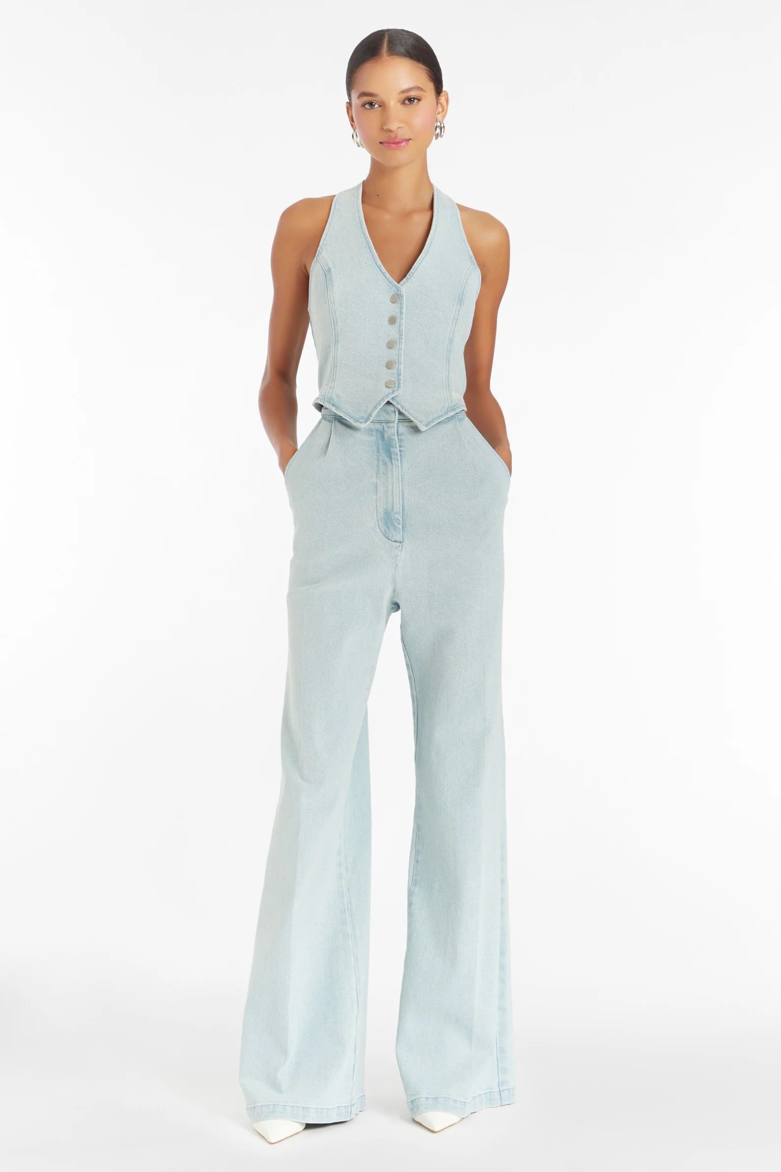 Ethan Denim Jumpsuit | Amanda Uprichard