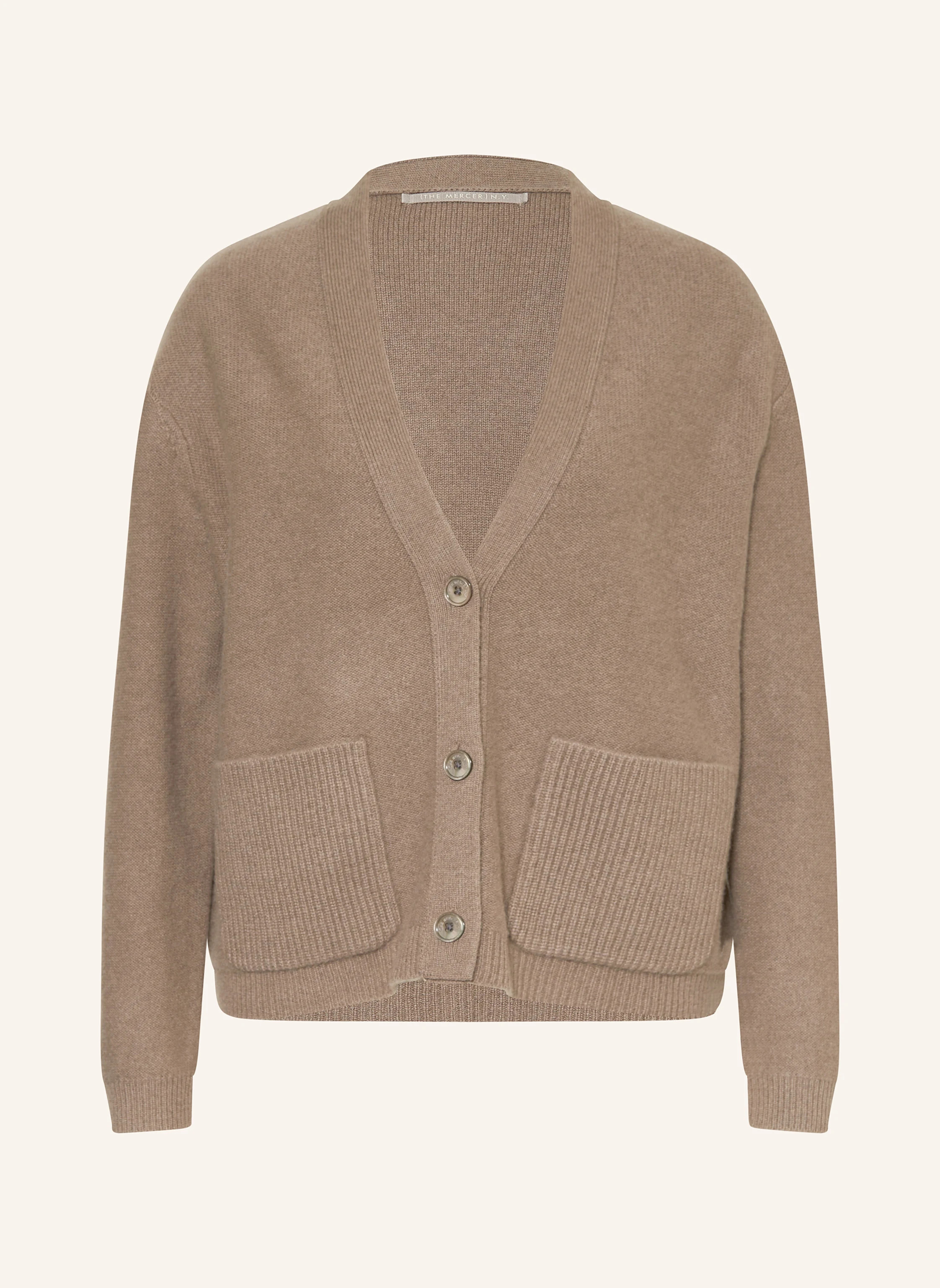 (THE MERCER) N.Y. Strickjacke aus Cashmere in braun | Breuninger (DACH)