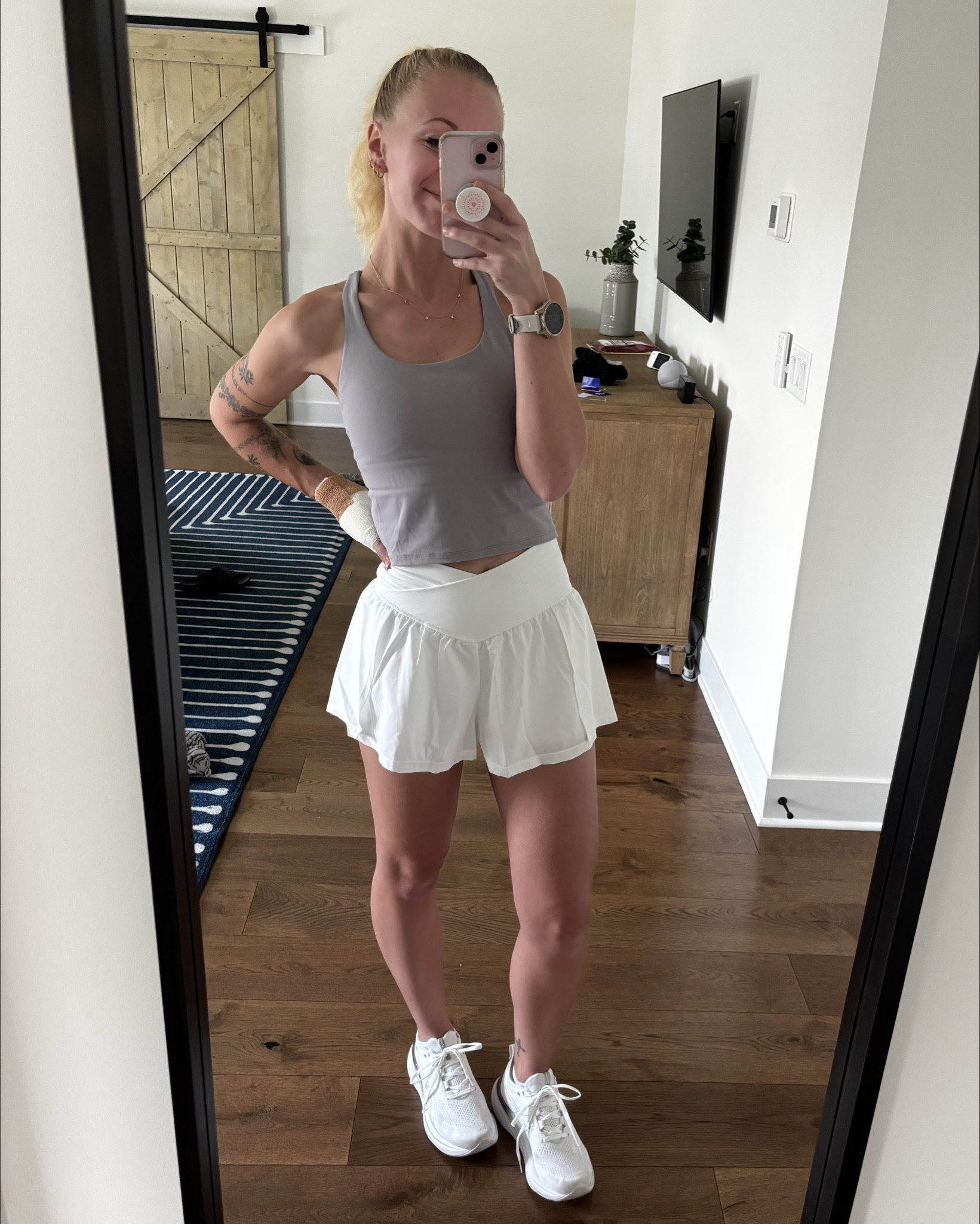 The perfect flowy shorts with pockets! Wearing size S

#LTKActive #LTKFindsUnder50