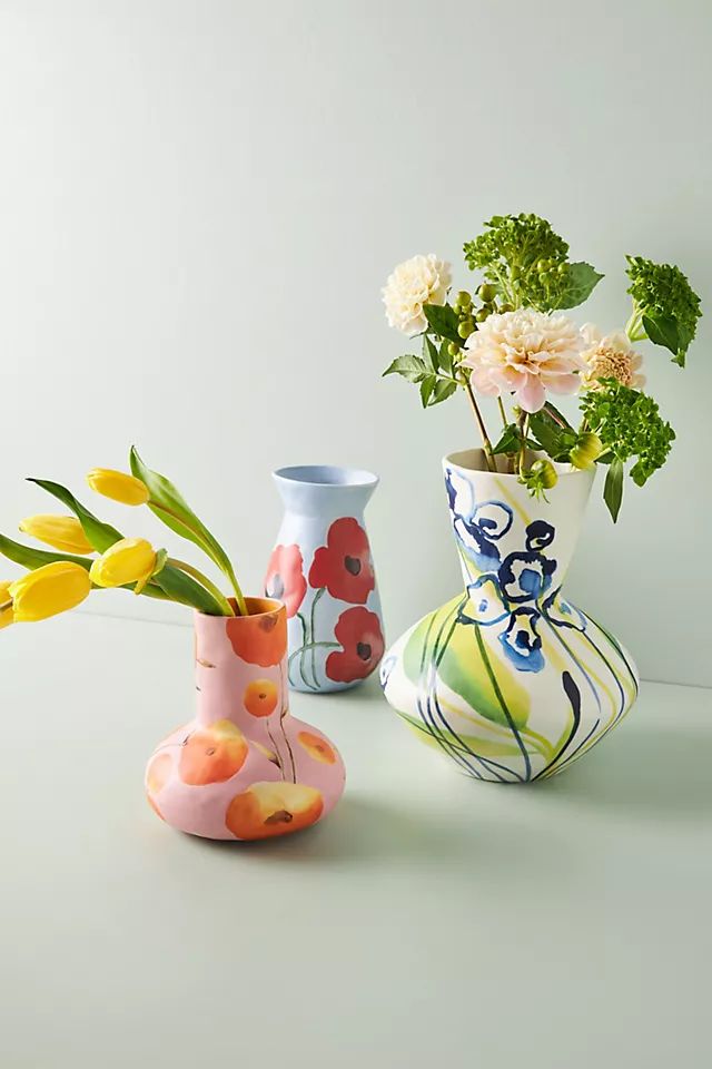 A Sunday Painter Layla Vase | Anthropologie (US)