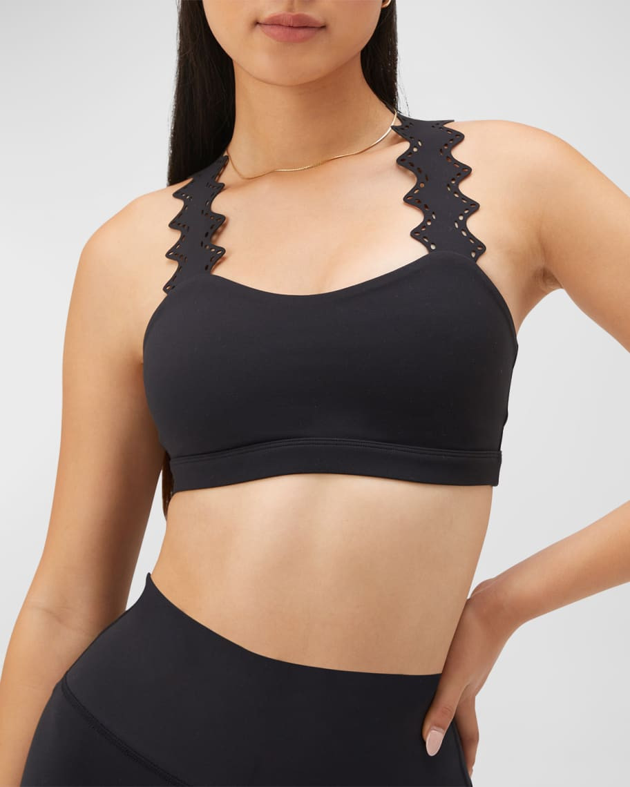Spiritual Gangster Felicity Dream Tech Eco Jersey Sports Bra | Neiman Marcus