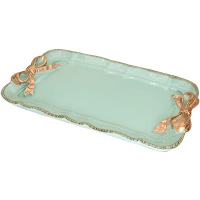 Vintage Decorative Resin Tray, Jewelry And Cosmetic Organizer For Rings, Necklaces, Bracelets, And Earrings | Wayfair North America