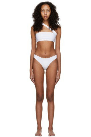 White Halo/Lure Bikini | SSENSE