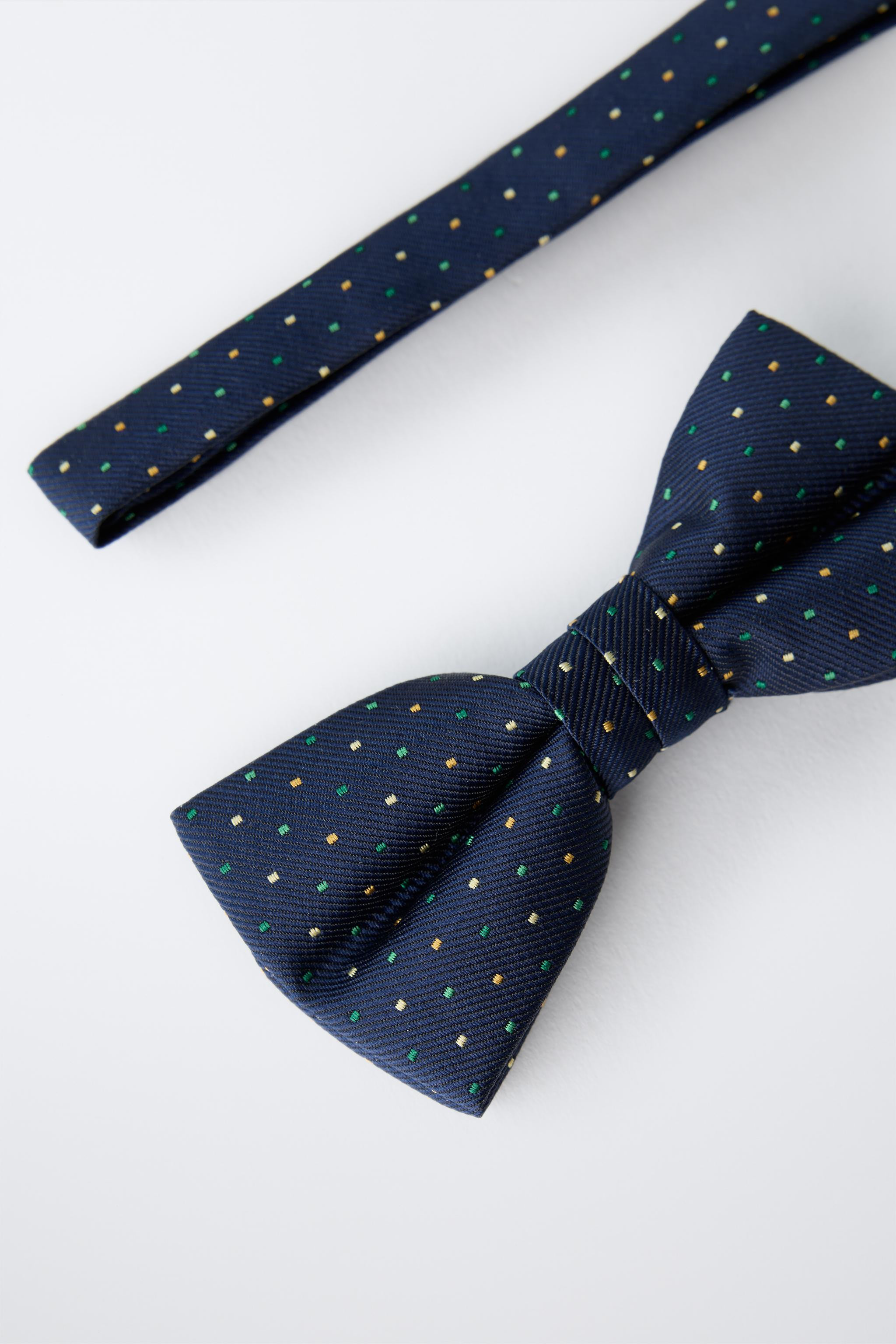 POLKA DOT PRINT BOW TIE | Zara Canada