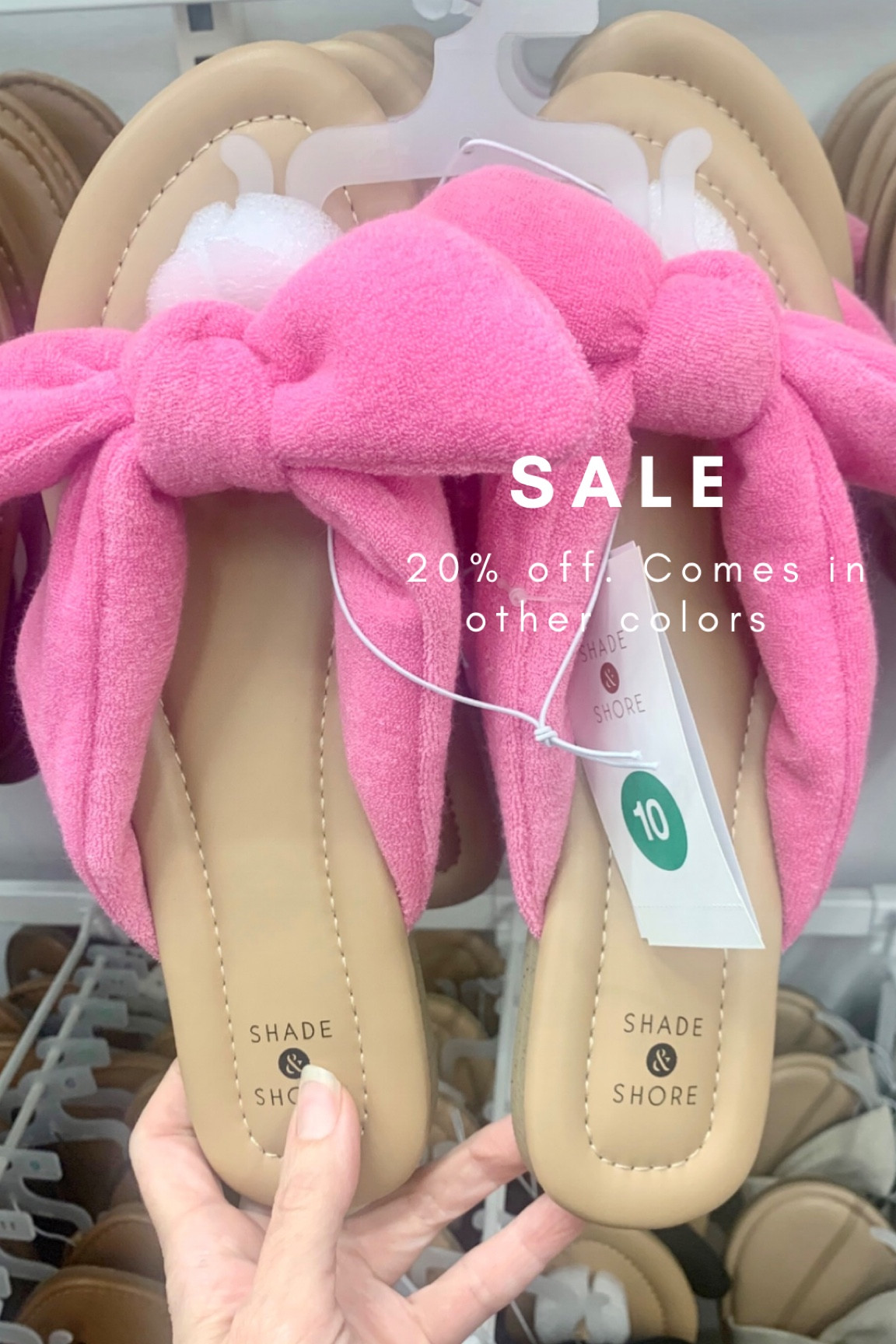 Sandals on sale 20% off. Only $16 comes in other colors as well.  Cute to wear to the pool or beach 









Tags: pink sandals, pink shoes, ribbon bow tie sandals, girly shoes, girly style, target finds, target shoes, target fashion, target style, affordable fashion, casual shoes, lounge shoes, pool beach resort sandals, vacation sandals, summer shoes, summer sandals, spring sandals, spring shoes 

#LTKsalealert #LTKshoecrush #LTKunder50