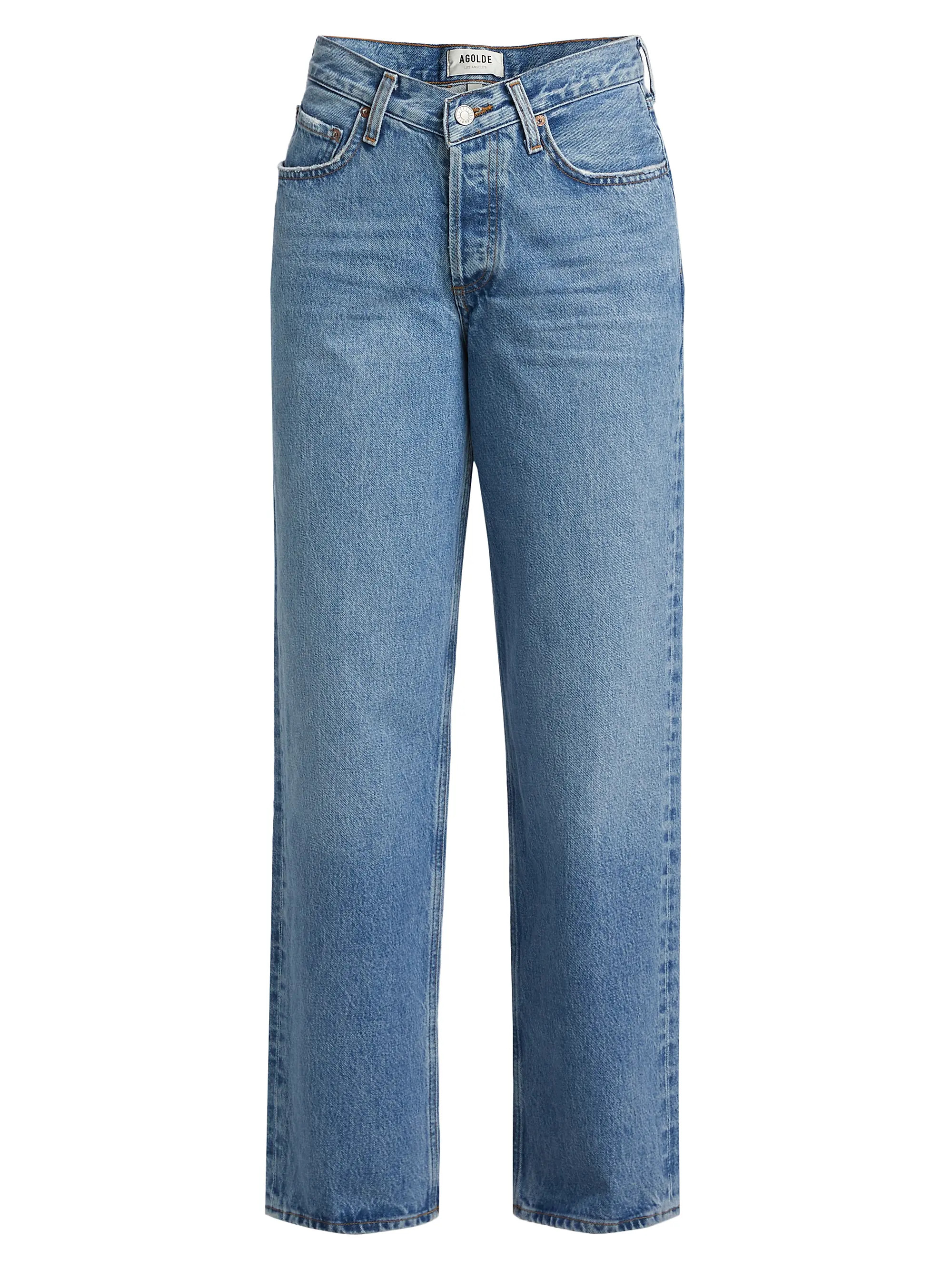 V-Waist Baggy Straight Jeans | Saks Fifth Avenue