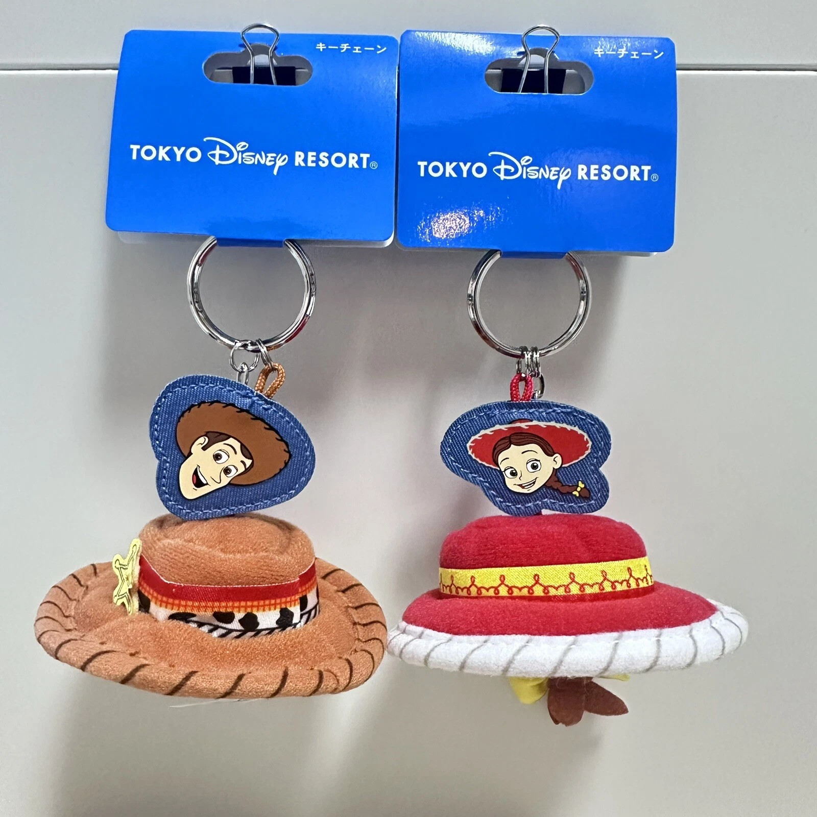 Tokyo Disney Resort Key Chain Toy Story Woody & Jessie Hat Set of 2 Disneyland | eBay US