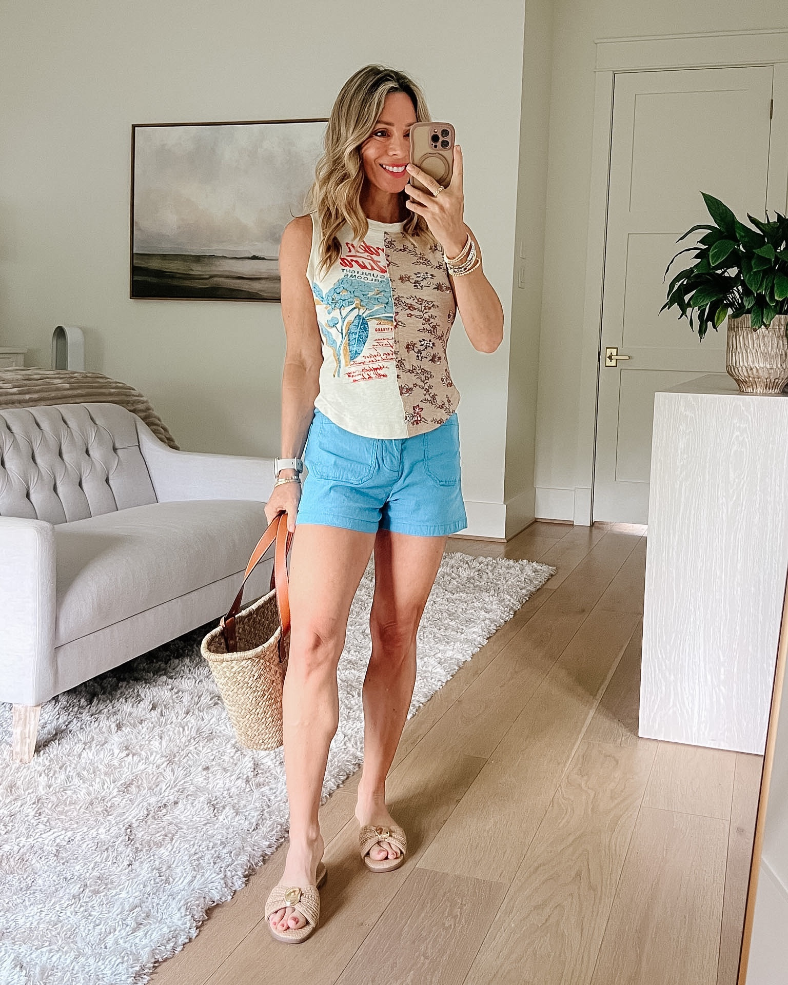 Smitten with this fun patterned top from Anthropologie 

Top Fit: I’m wearing an XS

Shorts Fit: I’m wearing a 25

#LTKPetite #LTKOver40 #LTKSaleAlert