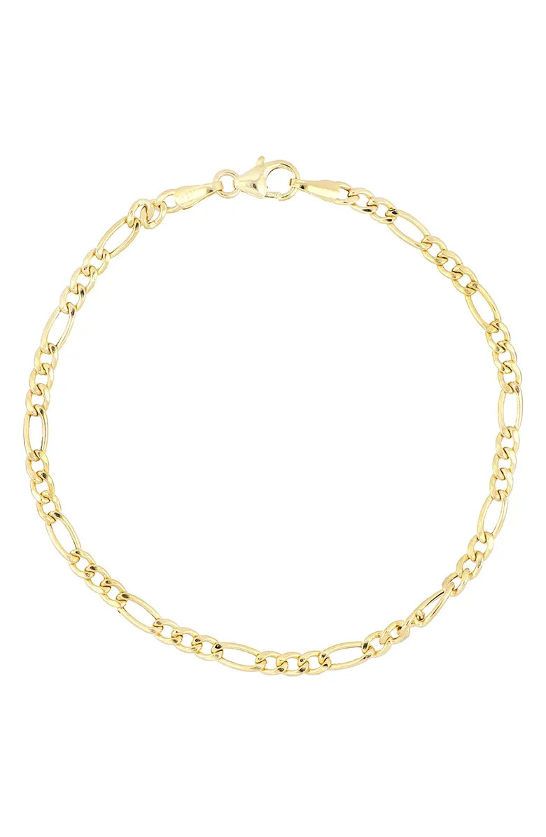 Fiagro 14K Gold Chain Bracelet | Nordstrom